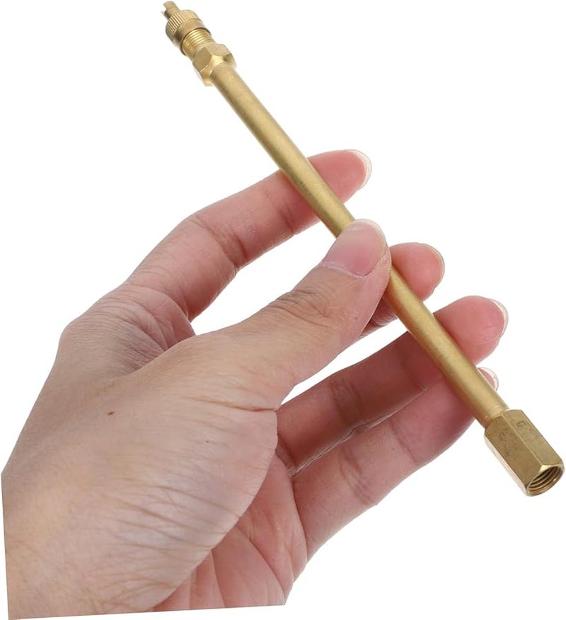 قضيب تمديد صمام الإطارات لعجلات السيارات والدراجات النارية، تصميم متين وأنيق، أداة تضخيم سهلة الاستخدام - Image 5