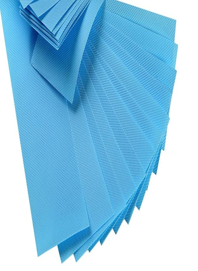 M's Solutions & Enterprises Hair Remover Wax Strips, 4 x 10.5 Inches For Women & Men, Full Body Non Woven Disposable (Sky Blue, Pack of 100) - Image 5