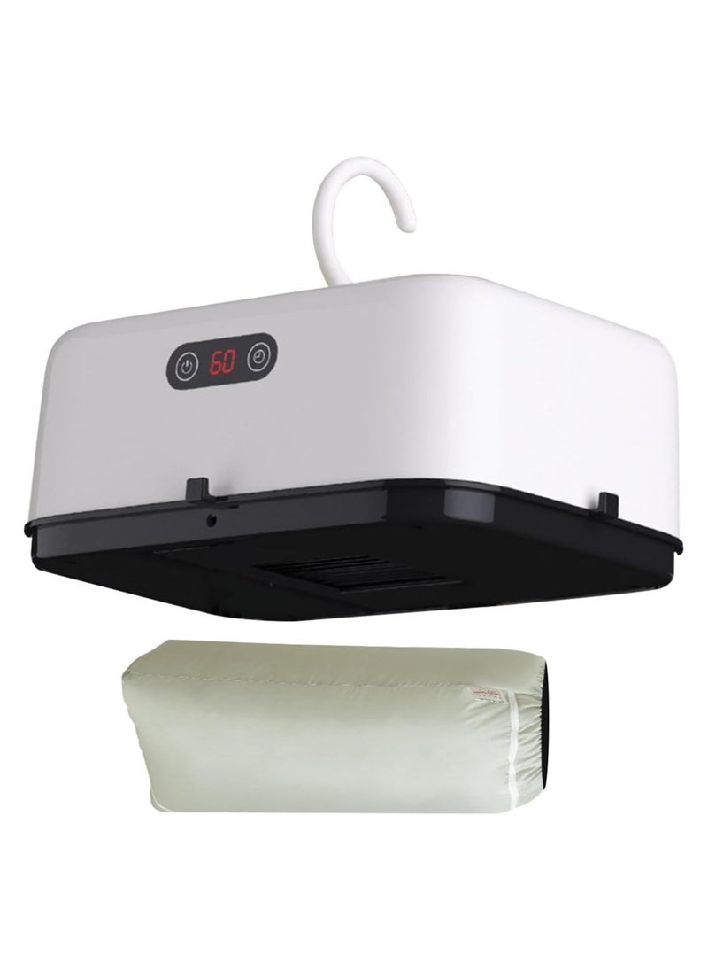 DubaiGallery - Brightness Portable Clothes Dryer, Portable Dryer for Apartment, RV, Home,Travel, Compact Foldable Mini Electric Laundry Dryer Machine with Dryer Bag for Clothes, Underwear,Baby Clothes - Image 1