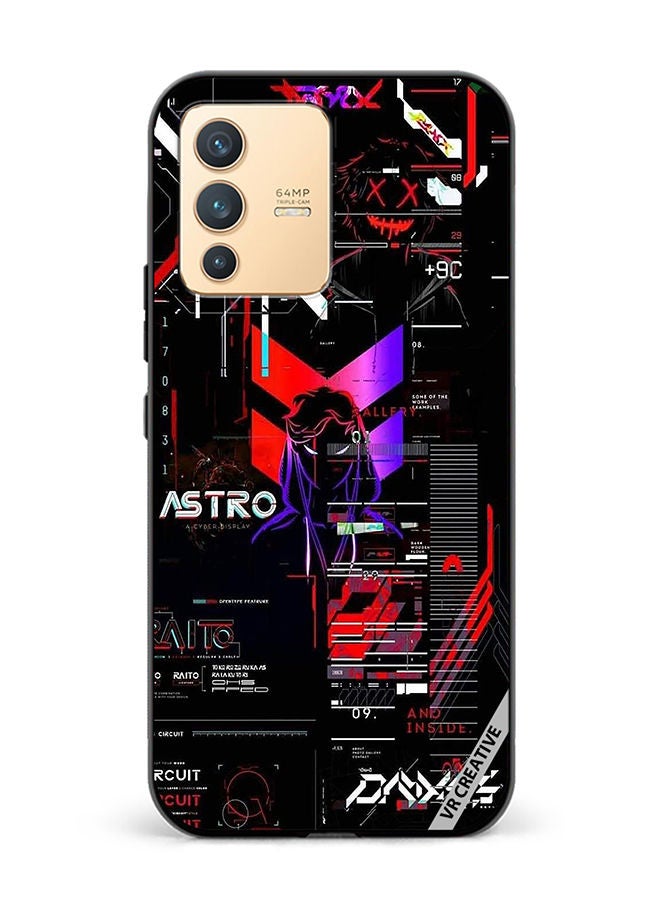 VR CREATIVE Protective Case Cover For Vivo V23 5G Astro Design Multicolour - Image 1
