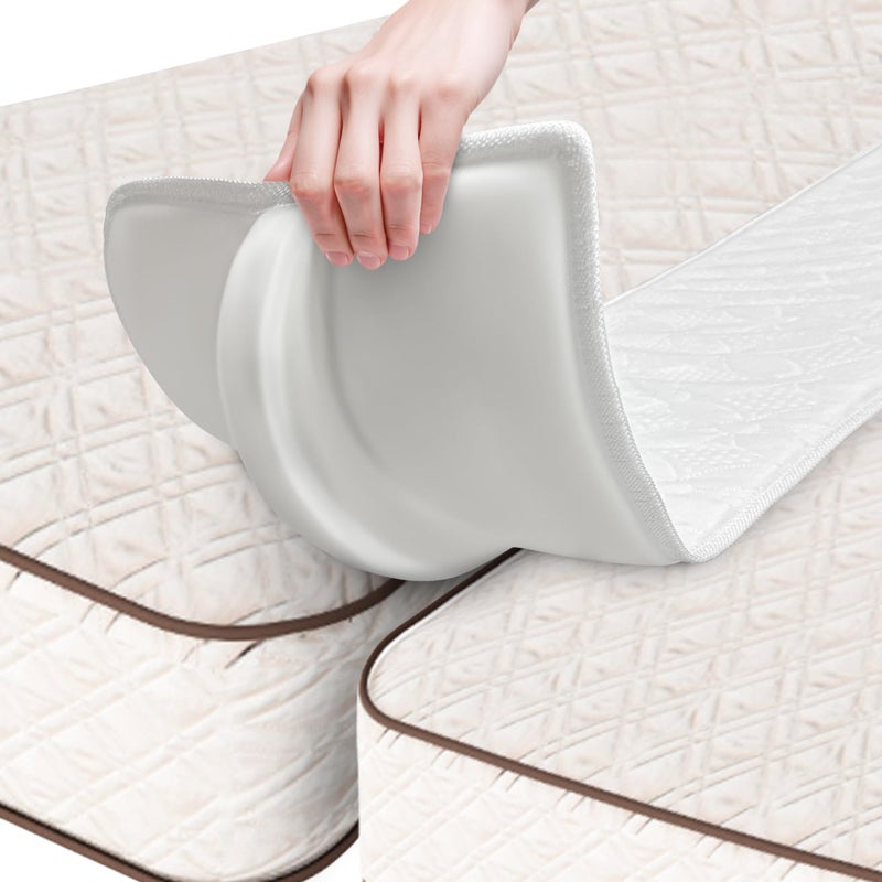 Asatdd Bed Bridge Twin Size to King Size Bed, Waterproof Bed Split Filler, Twin Size to King Size Bed Converter, 75" x 12" - Image 1