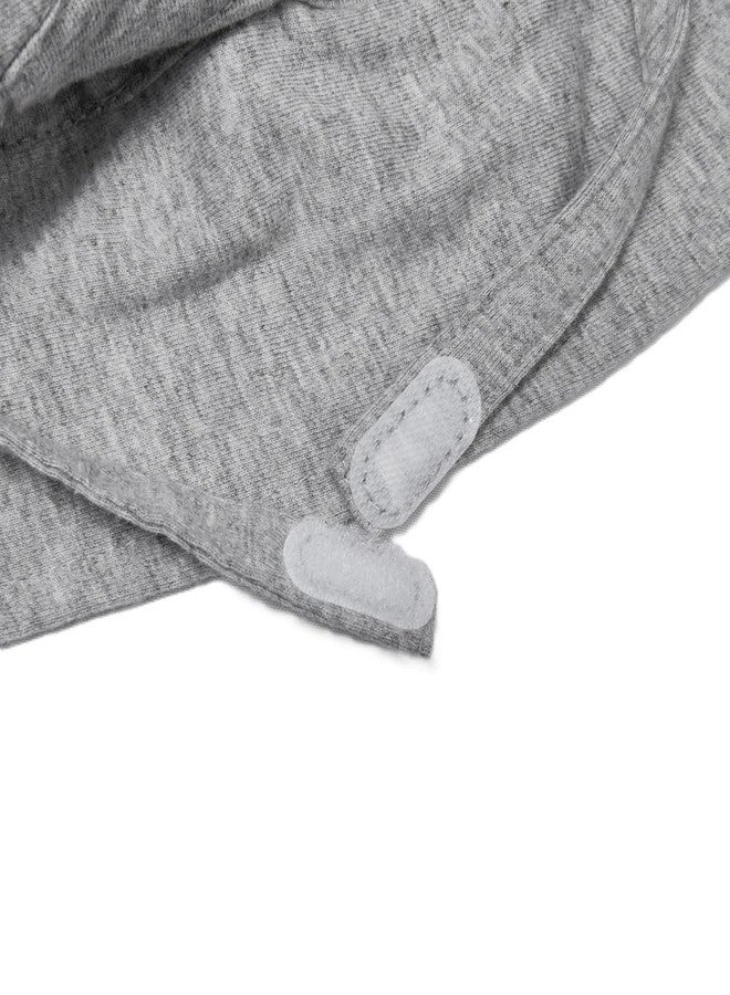 Snugtime Baby Cotton Flap Hat - Grey (in, Age, 3 Months, 12 Months) - Image 5
