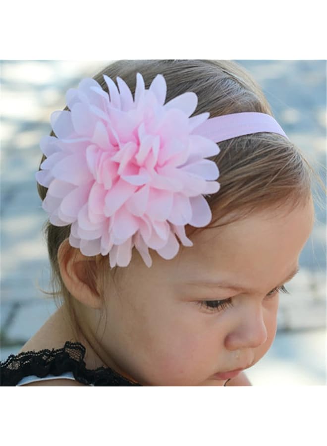 erorex 10 Packs Baby Headbands Bows Flower Lace Band Hair Accessories Baby Girl Nylon Turban Headwraps - Image 3