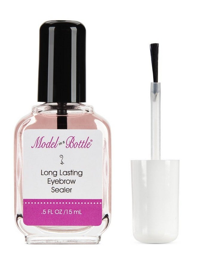 Model in a Bottle Eyebrow Sealer With Mascara And Brush Applicator For Flawless Eyebrows All Day  - Image 1