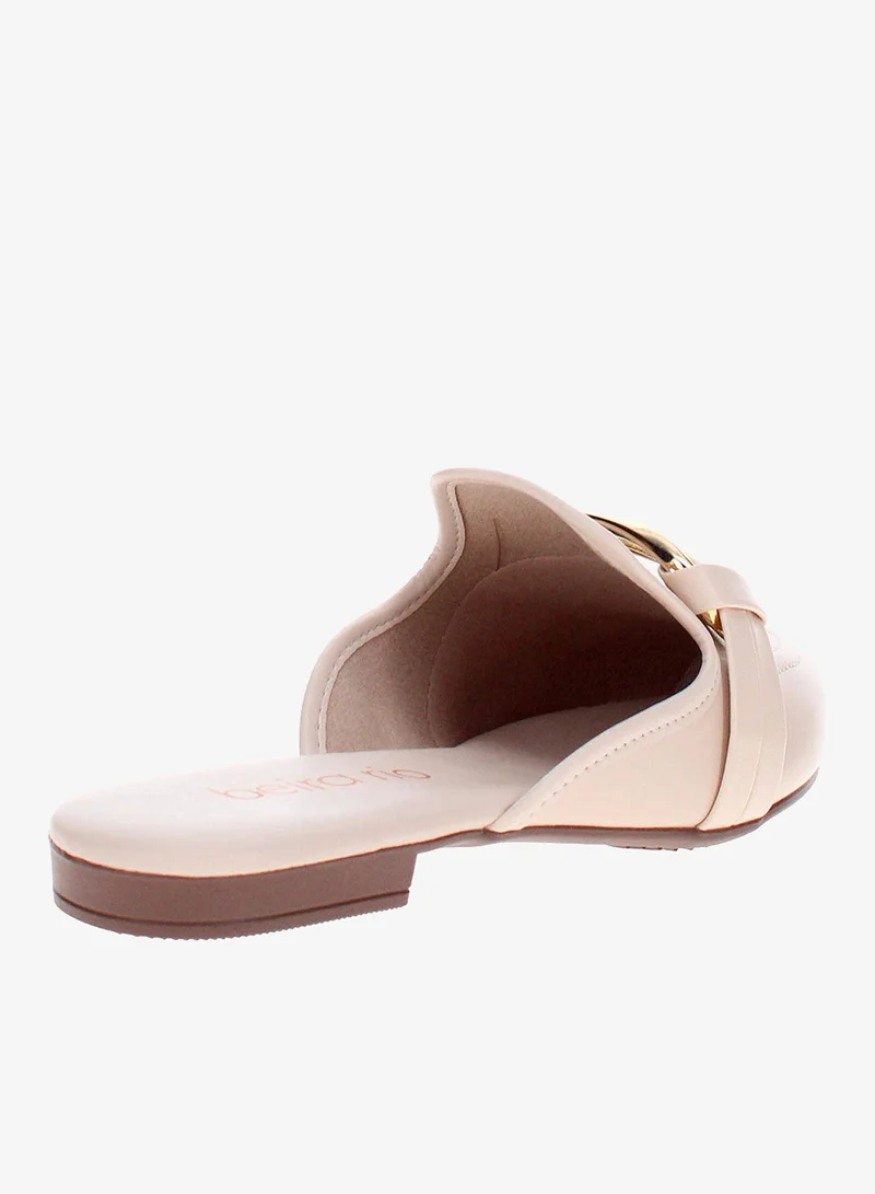 Beira Rio Cream Flat Shoes for Women – Stylish & Comfortable Everyday Footwear for Women | Best Price UAE
