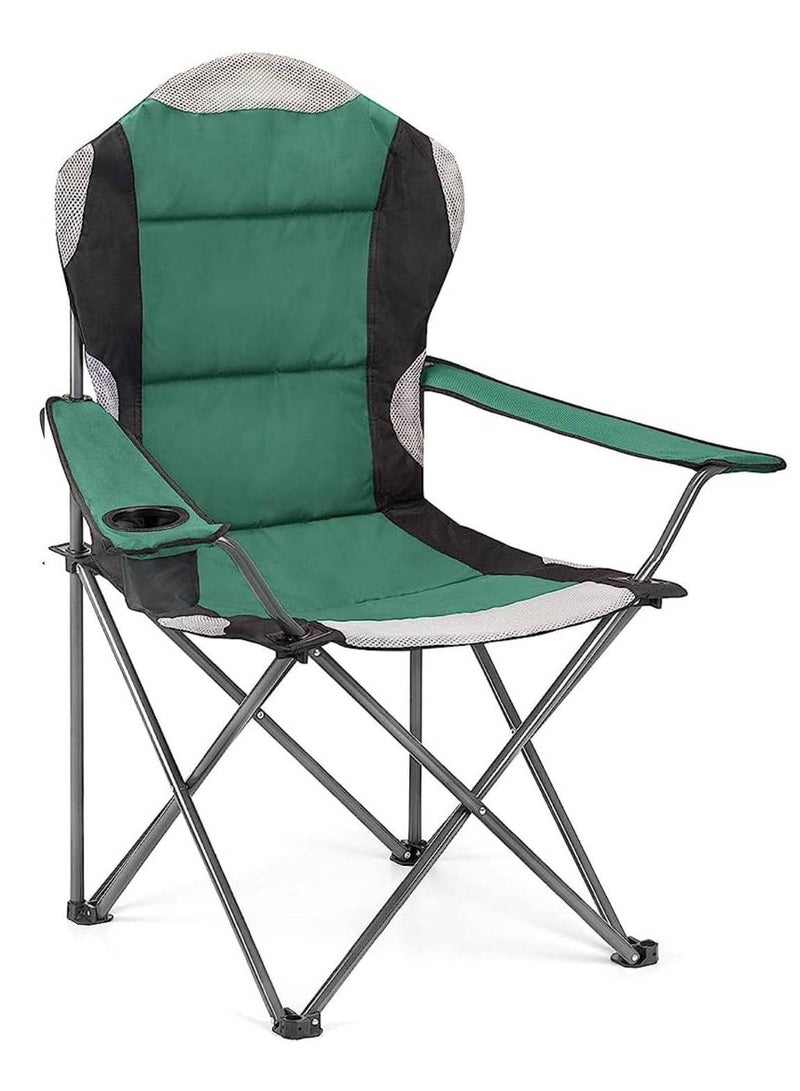 جو تو كامبس كرسي تخييم قابل للطي مع حامل أكواب عالي الجودة - أخضر | كرسي السدو | كرسي قابل للطي | كرسي حديقة | كرسي الصيد | كرسي سفر | كرسي رحلة | كرسي نزهة - Image 1