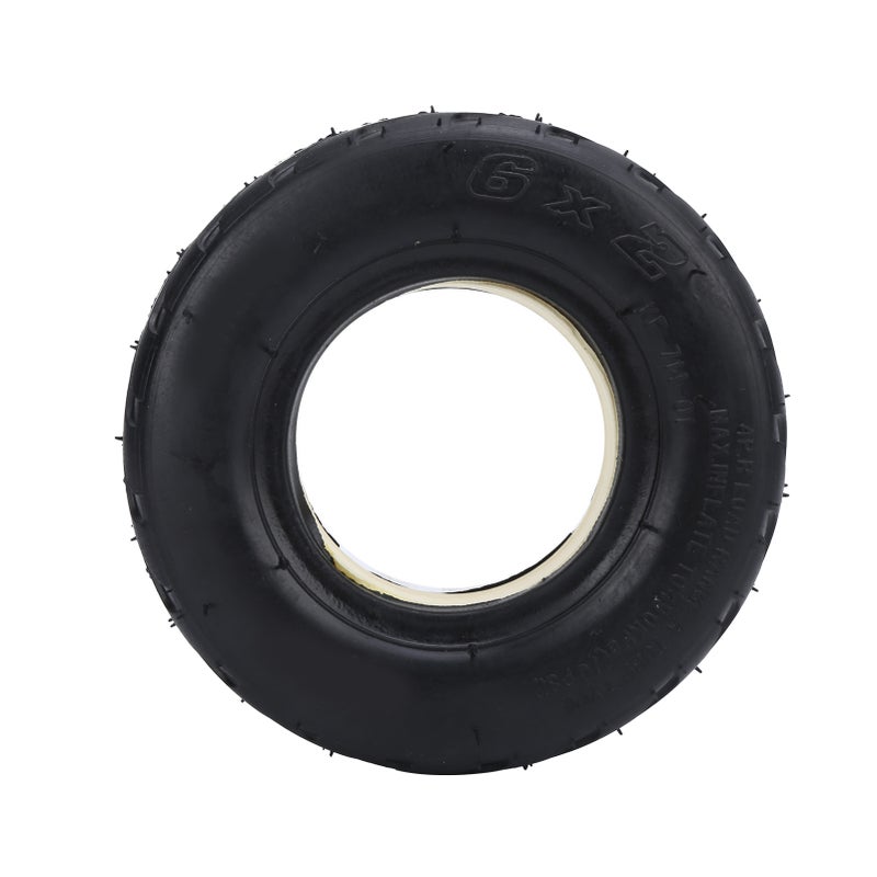 6X2 Solid Tire Electric Scooter Wheel Widened Thickened 6 Inch Solid Tire Scooter Tyre - Image 1