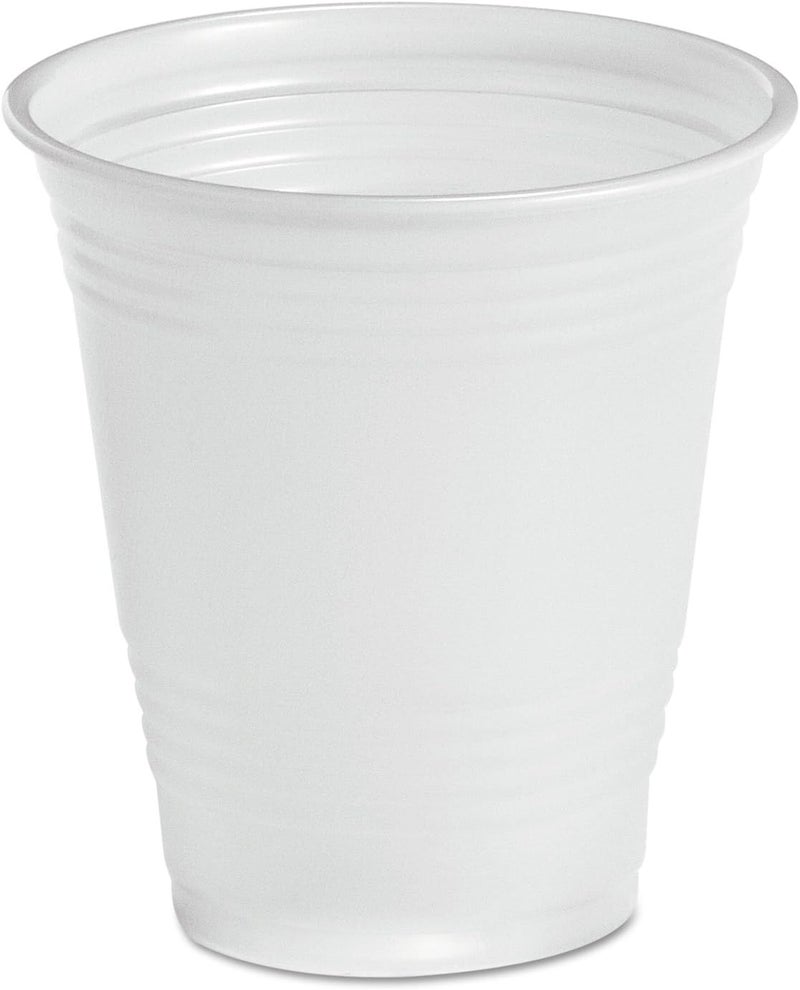 Boardwalk BWKTRANSCUP14CT 14 oz Plastic Cold Cups  Translucent 1000Carton - Image 1