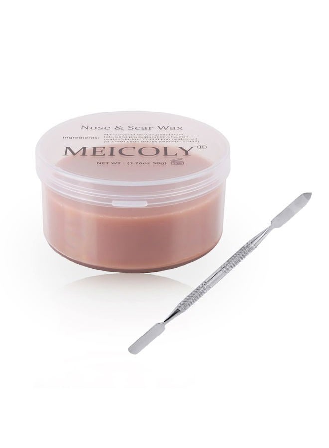 MEICOLY (01 makeup wax) - Fake Wound Skin Wax Scar Body Paint Special Effects Halloween Set Stage Makeup (01 makeup wax) - Image 1