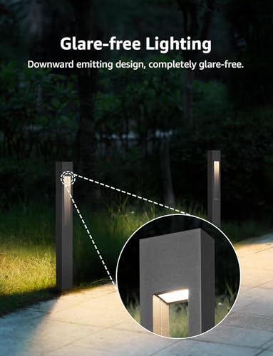 SUNVIE 3W Low Voltage Pathway Lights 3000K LED Low Voltage Landscape Lights 12V Waterproof Landscape Path Lights Low Voltage Landscape Lighting for Walkway Yard Backyard Garden ETL Listed Cord, 4 Pack - Image 3