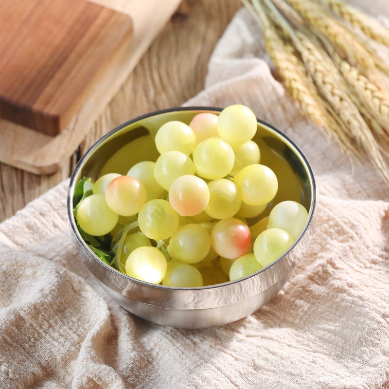 SATINIOR 10 Pack 15 oz Stainless Steel Bowls Cereal Soup Rice for Kids and Adults Stainless Steel Cereal Bowls Double-walled Insulated Multipurpose for Sauces, Rice, Noodle, Ice Cream, Dishwasher Safe - Image 5