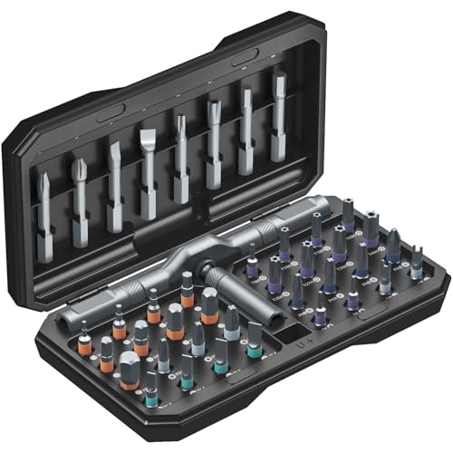 AMIR 42 in 1 Magnetic Screwdriver Set DIY Ratchet Screwdriver Set Magnetic with Multi Bit Precision Repair Tool Kit for Tools Home Improvement Computer Bicycle - Image 1