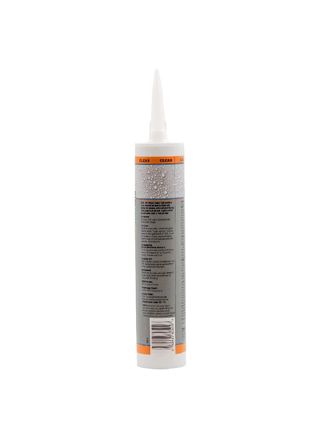 Waterproof Caulk and Seal Quick Drying Silicone Sealant Clear 295 ml