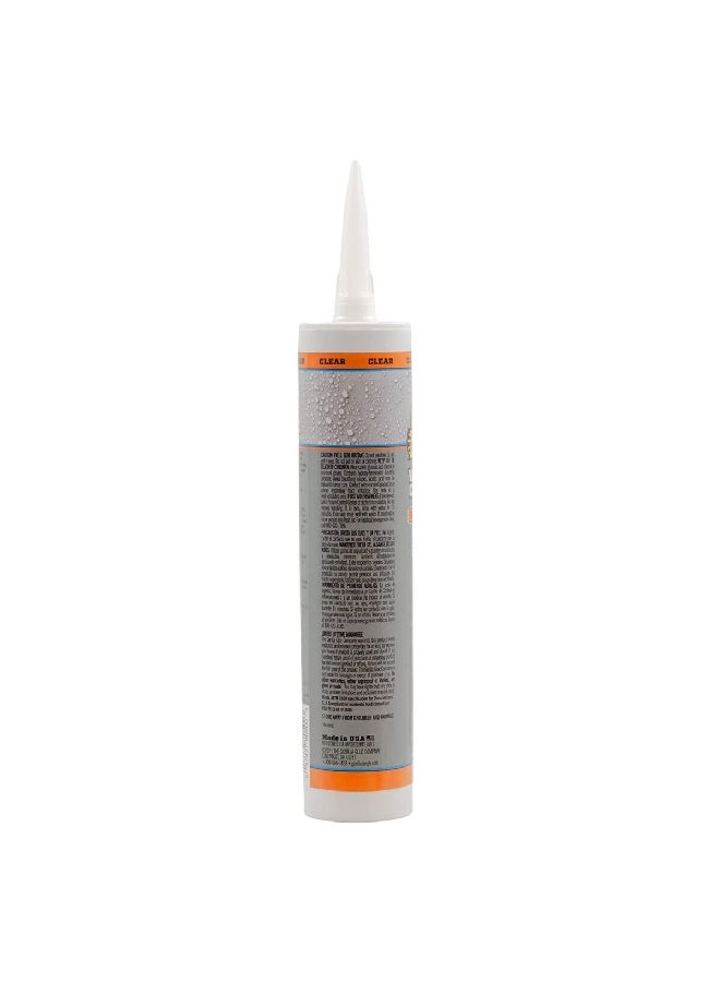 Waterproof Caulk and Seal Quick Drying Silicone Sealant Clear 295 ml