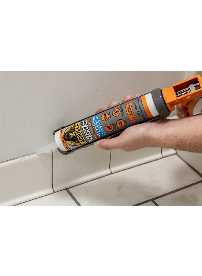 Waterproof Caulk and Seal Quick Drying Silicone Sealant Clear 295 ml