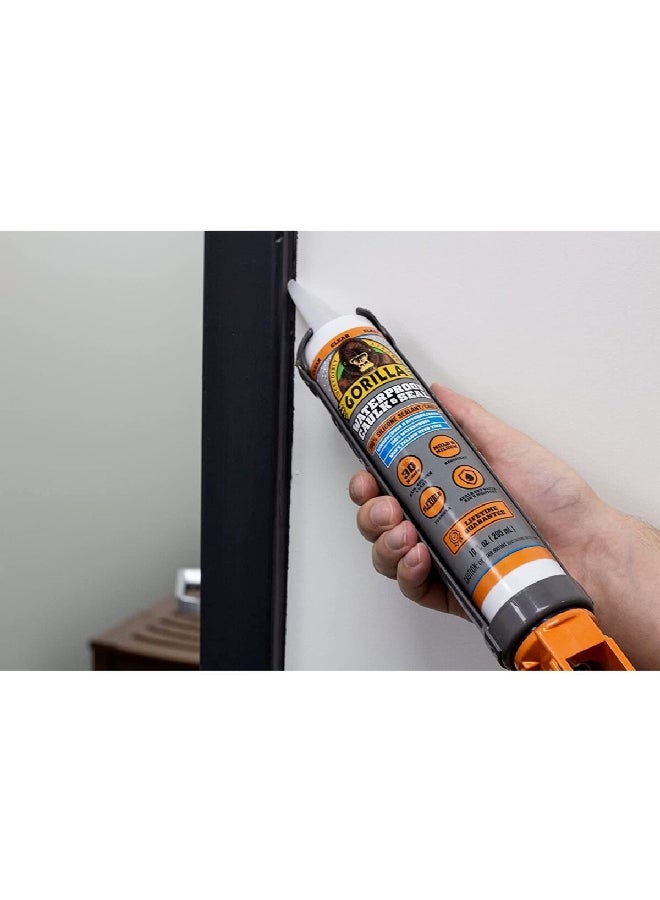 Waterproof Caulk and Seal Quick Drying Silicone Sealant Clear 295 ml