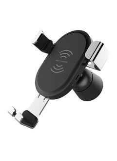 NIBEMINENT Car Wireless Charging Stand 10W Quick Charge Air Vent Phone Holder Gravity Linkage Sensing QI Charger Mount for iPhone X 8 Plus Samsung S8 Qi-enabled Dvices  - Image 1