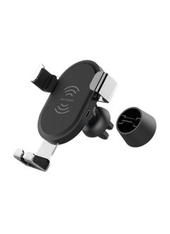 NIBEMINENT Car Wireless Charging Stand 10W Quick Charge Air Vent Phone Holder Gravity Linkage Sensing QI Charger Mount for iPhone X 8 Plus Samsung S8 Qi-enabled Dvices  - Image 3