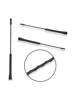 Captaintech Universal Car Aerial Replacement，AM/FM/DAB Roof Car Radio Antenna Mast，Rod Car Aerial，Screws M4 M5 M6，40cm  - Image 1