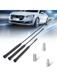 Captaintech Universal Car Aerial Replacement，AM/FM/DAB Roof Car Radio Antenna Mast，Rod Car Aerial，Screws M4 M5 M6，40cm  - Image 3