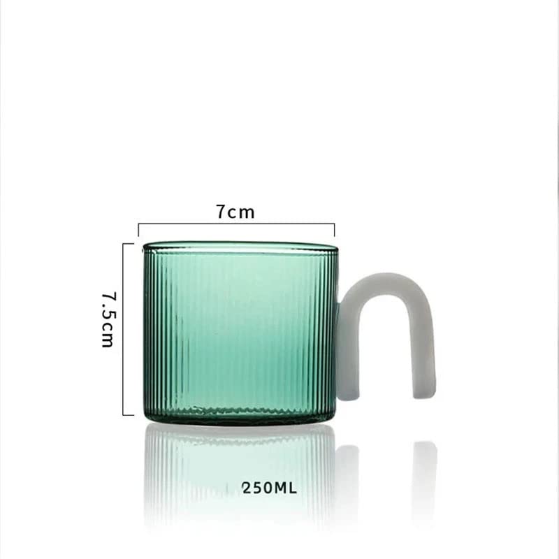 Calyrex Colorful Glass Coffee Cup Heat Resistant Coffee Cup for Milk Tea Office Drinks Birthday Gift Coffee Mugs - Image 5