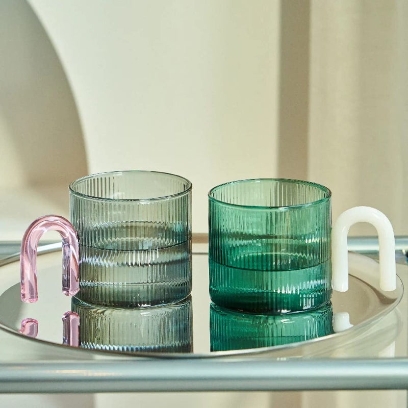 Calyrex Colorful Glass Coffee Cup Heat Resistant Coffee Cup for Milk Tea Office Drinks Birthday Gift Coffee Mugs - Image 4