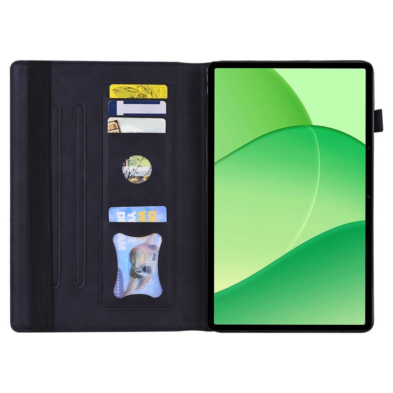 For Oppo Pad Se 11 2025 Splicing Shockproof Leather Tablet Case(Black) - Image 3