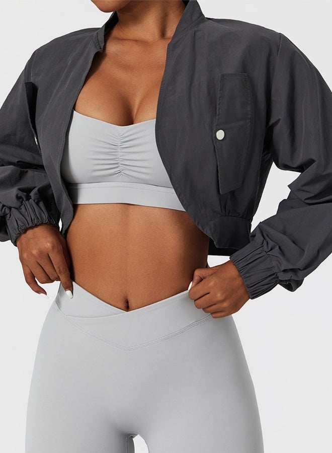 KAWN.YOGA Womens Cotton Jacket - Image 3