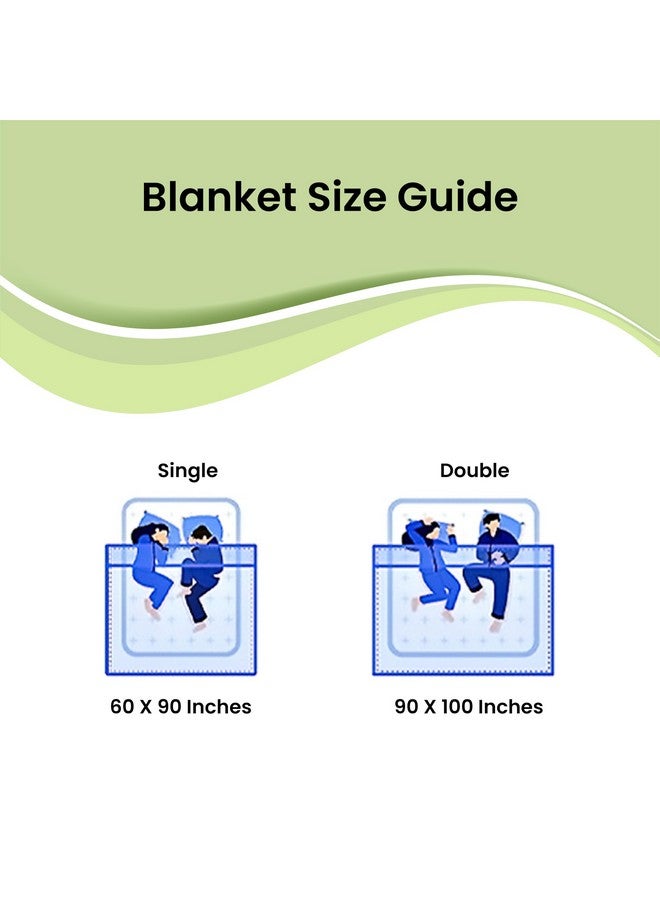 Mush Mush 100% Bamboo Summer AC Blankets | Ultra-Soft, Light Weight, Breathable & Thermoregulating Dohar 5 X 7.5 Ft (Navy, Single/Large) - Image 5
