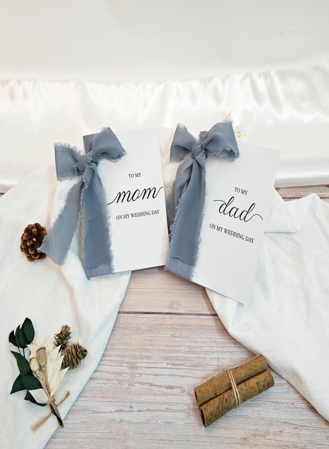 SEEBERY Set of 2 To My Dad and Mom on My Wedding Day Card – Thank You Gift from Bride and Groom, Heartfelt Parents Appreciation Card - Image 3