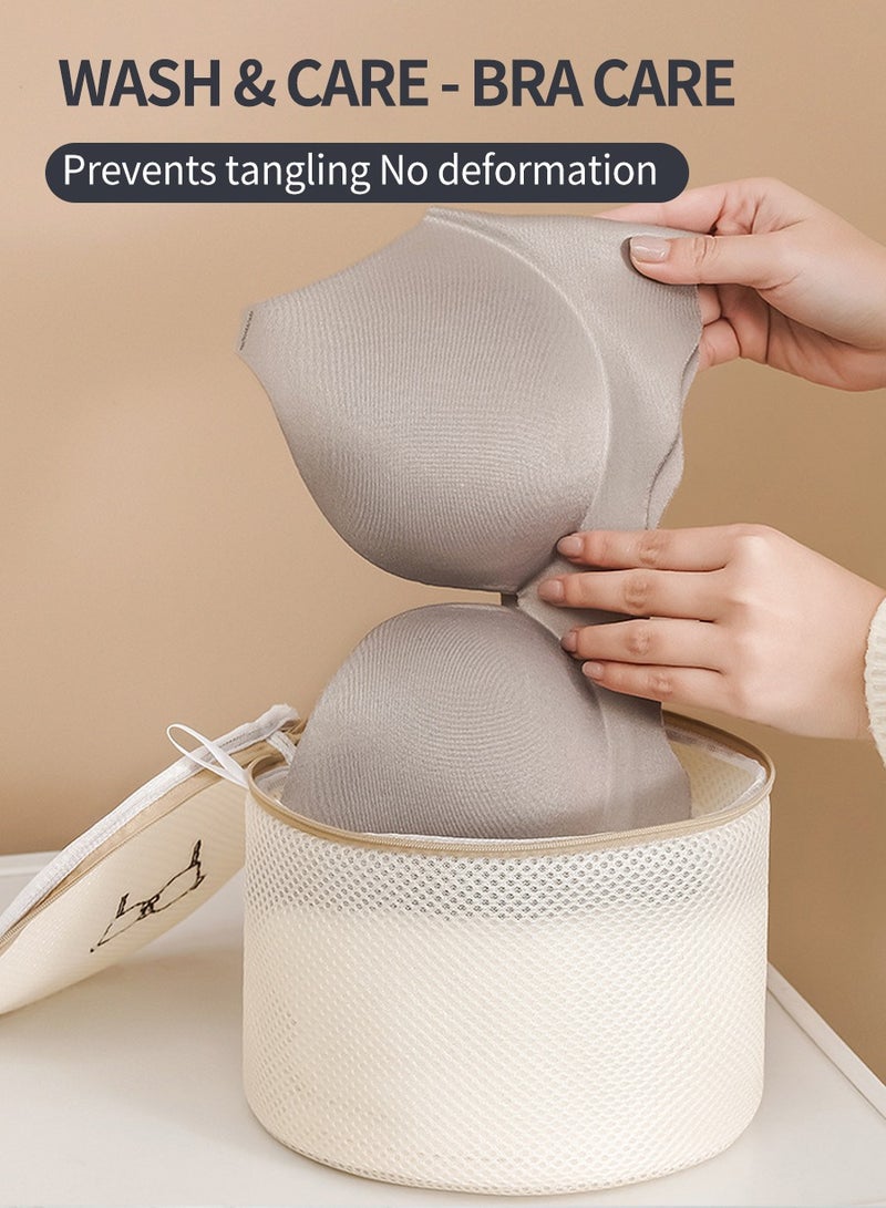 BEIRUI 6 PCS Mesh Laundry Bags with Drawstring & Zipper – Durable Wash Bags for Delicates, Bras, Underwear, and Lingerie – Reusable Garment Protection Bags for Washing Machine - Image 5