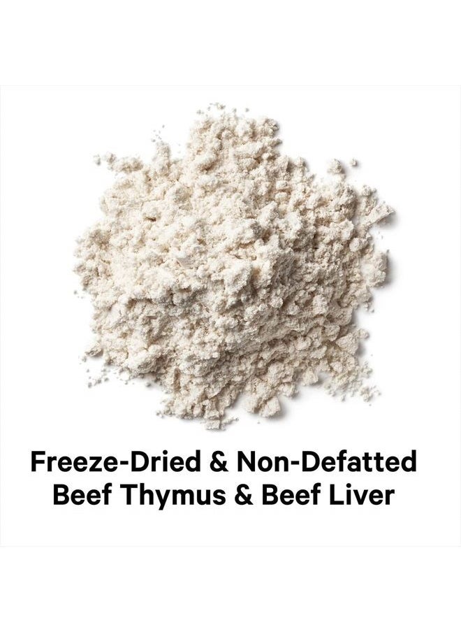 Codeage Grass Fed Beef Thymus Supplement Superfood, Freeze Dried, Non-Defatted, Desiccated Thymus & Liver Pills, Glandulars Meat, Pasture Raised Beef Vitamins, Non-GMO, 180 Capsules  - Image 4