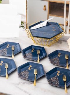 LA MAYA La Maya 15-piece hexagonal cake set, black, CP415-7(B)  - Image 2