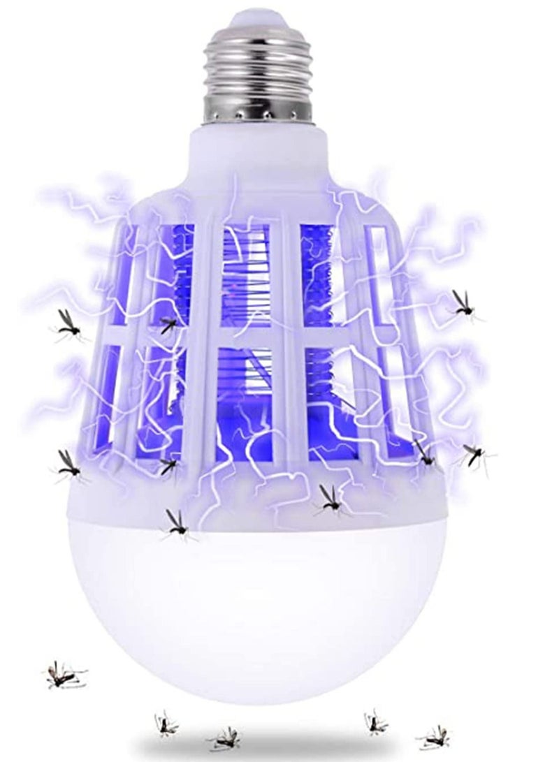 SYOSI مصباح قاتل البق 2 في 1 LED للإلكترونيات لجذب الحشرات فخ للآفات الخارجية والداخلية لزوارق المنزل والمطبخ والفناء 220 فولت E26 E27 - Image 1