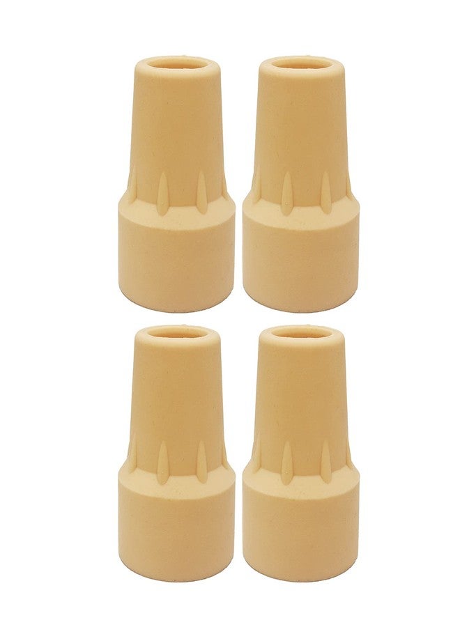 QingTD Medical Crutch Tips, Cane Tips,Yellow, 7/8 Inch (4) - Image 1