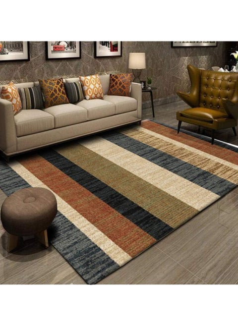 Warm Luxurious Modern Printed Rectangular Anti-Slip Carpet Polypropylene Multicolour