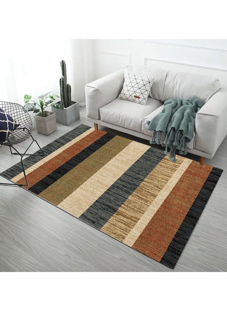 PRIMO PLUS - Warm Luxurious Modern Printed Rectangular Anti-Slip Carpet Polypropylene Multicolour - Image 1