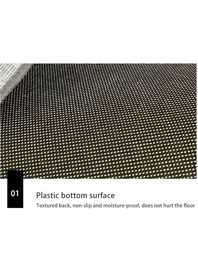 PRIMO PLUS - Warm Luxurious Modern Printed Rectangular Anti-Slip Carpet Polypropylene Multicolour - Image 1