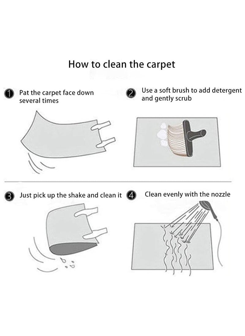 PRIMO PLUS - Warm Luxurious Modern Printed Rectangular Anti-Slip Carpet Polypropylene Multicolour - Image 1