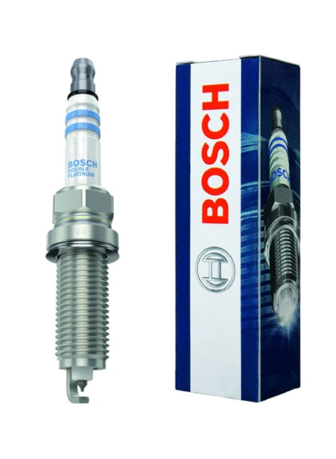 Bosch long thread double platinum 14mm spark plug for Renault Fluence (new shape)