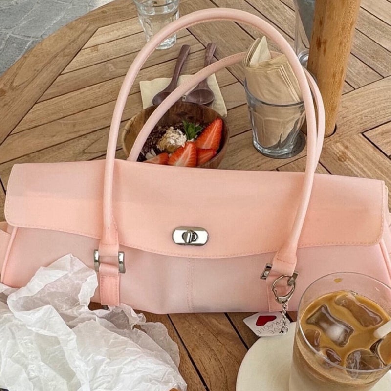 Jelly Baguette Handbag Shoulder Bag - Image 5