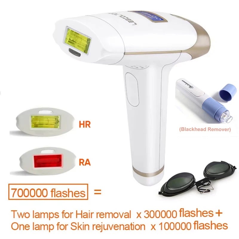 ليسكولتون جهاز إزالة الشعر بالليزر Lescolton IPL Laser Epilator 1300000 Pulses Hair Removal LCD Display Machine T009i Permanent Bikini Trimmer Electric depilador - Image 1