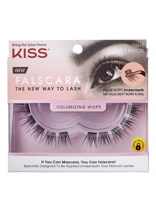 Kiss Falscara Eyelash Wisps Volumizing (Pack of 2) - Image 3