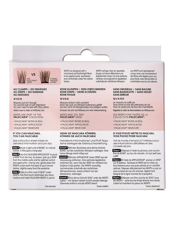 Kiss Falscara Eyelash Wisps Volumizing (Pack of 2) - Image 2