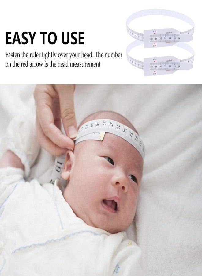 UKCOCO Infant Head Circumference Tape Ruler: 6pcs Newborn Head Measuring Ruler 56Cm Measure Baby Toddler Body Arm Measurement Tool - Image 4