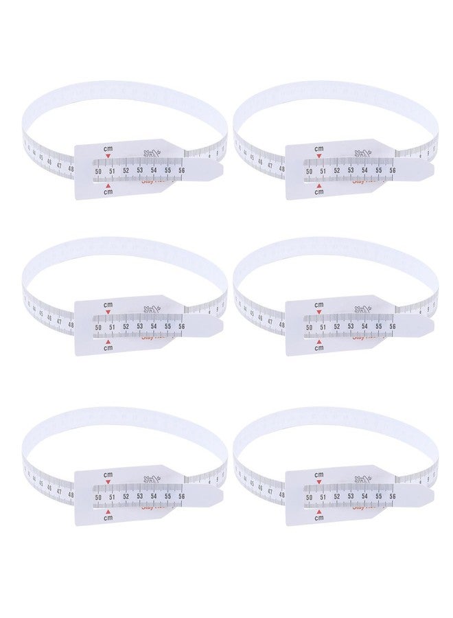 Infant Head Circumference Tape Ruler: 6pcs Newborn Head Measuring Ruler 56Cm Measure Baby Toddler Body Arm Measurement Tool