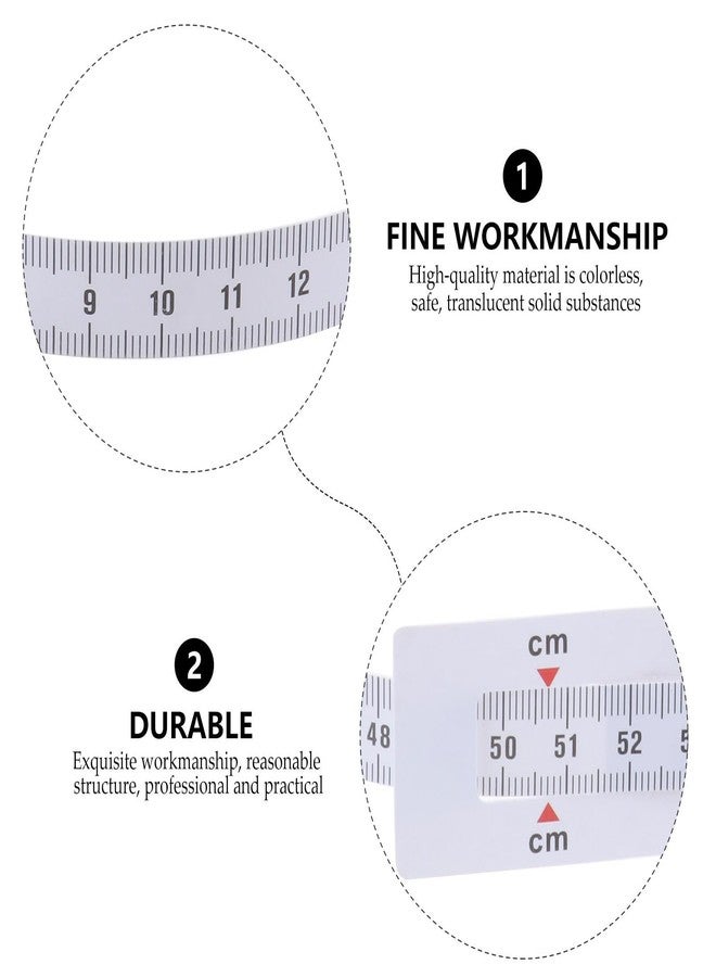 UKCOCO Infant Head Circumference Tape Ruler: 6pcs Newborn Head Measuring Ruler 56Cm Measure Baby Toddler Body Arm Measurement Tool - Image 3