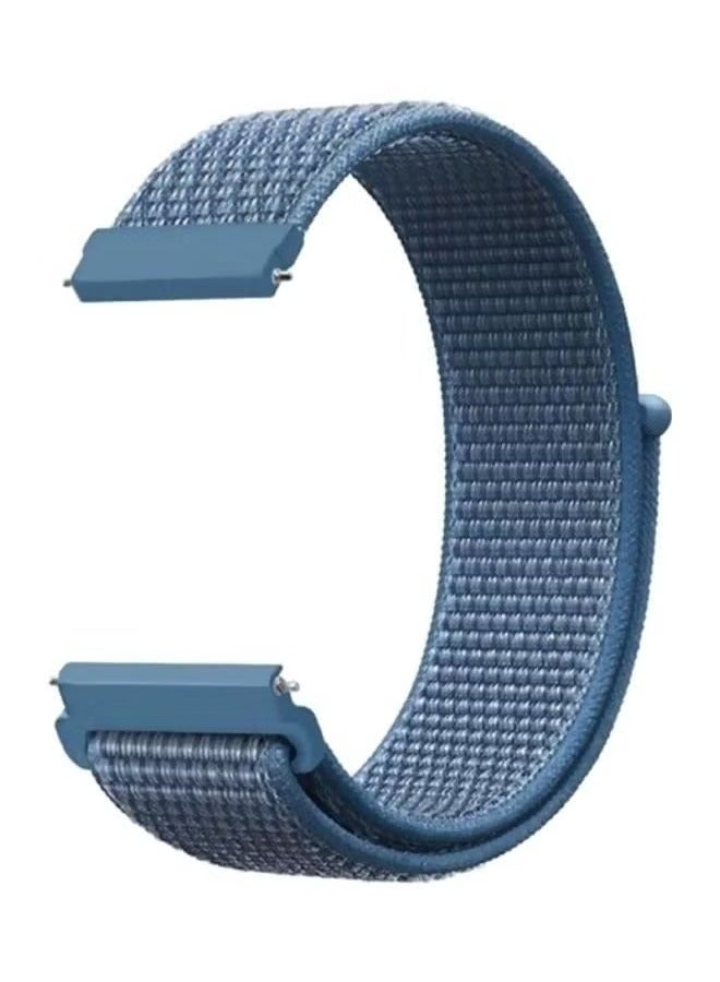 vesus Nylon Sport Loop Band for Huawei GT2 Watch Capecod Blue