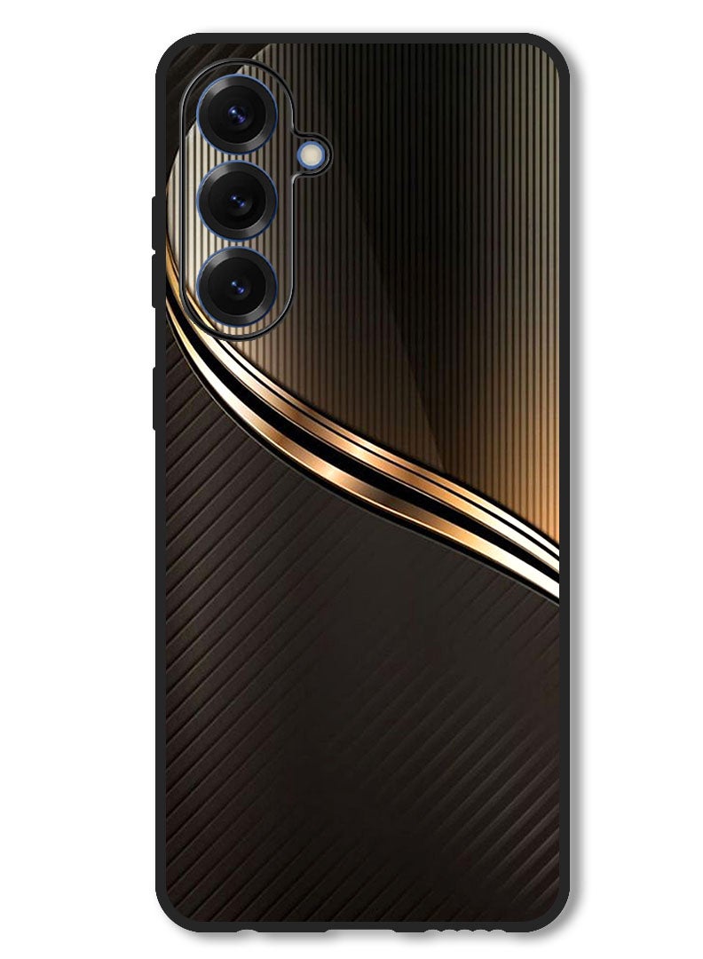 Theodor Case Compatible with Samsung Galaxy A36 Protection Shockproof Bumper Cover Steel Pattern - Image 1