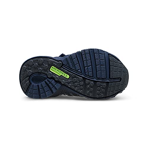 Merrell Hydro JR Sport Sandal, Navy/Green, 5 Wide US Unisex Little_Kid - Image 5